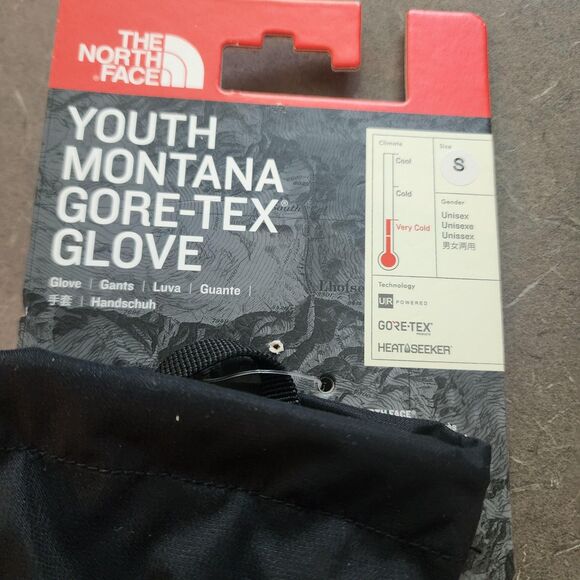 Sold Kids North Face Winter Ski gloves S youth Montana gortex glo all mountain - Picture 3 of 8